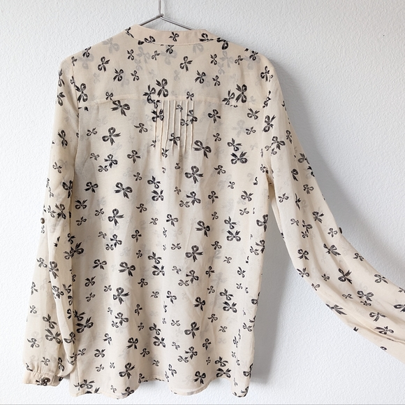 Papaya Bow Print Blouse - Picture 2 of 4